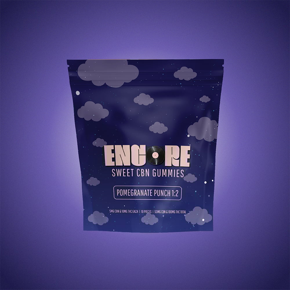 1:2 Pomegranate Punch CBN:THC [10pk] (50mg CBN/100mg THC)