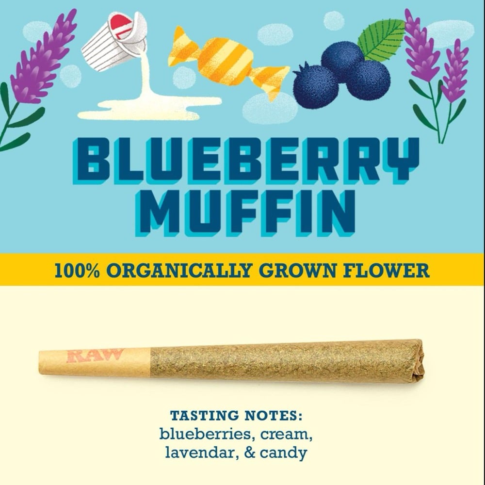 Paper Crane - Blueberry Muffin Pre-Roll (1g) product photo