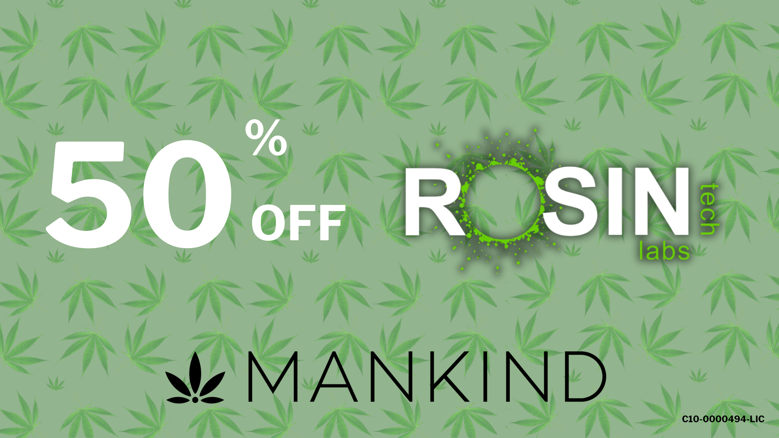 ROSIN TECH LABS - 50% OFF special