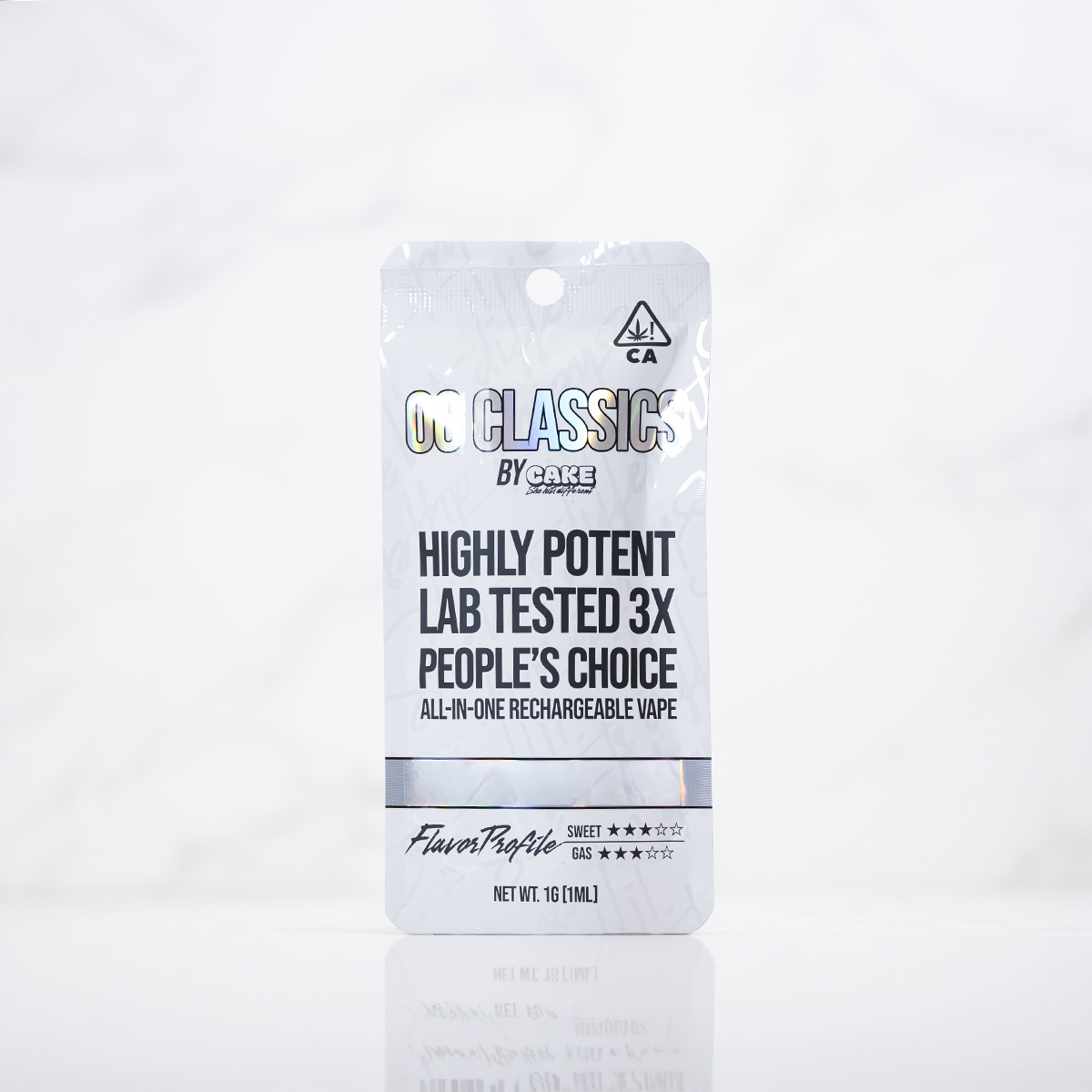 CAKE - WHIITE WIDOW - ALL IN ONE VAPE CART - HYBRID - [1G]