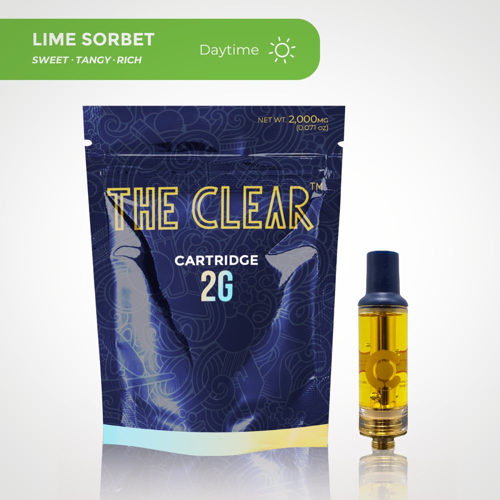 The Clear Original Cartridge 2000mg | Lime Sorbet