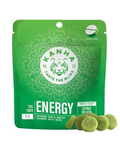 FX 1:1 ENERGY Citrus Splash [10pk] (100mg THC/100mg THCV)