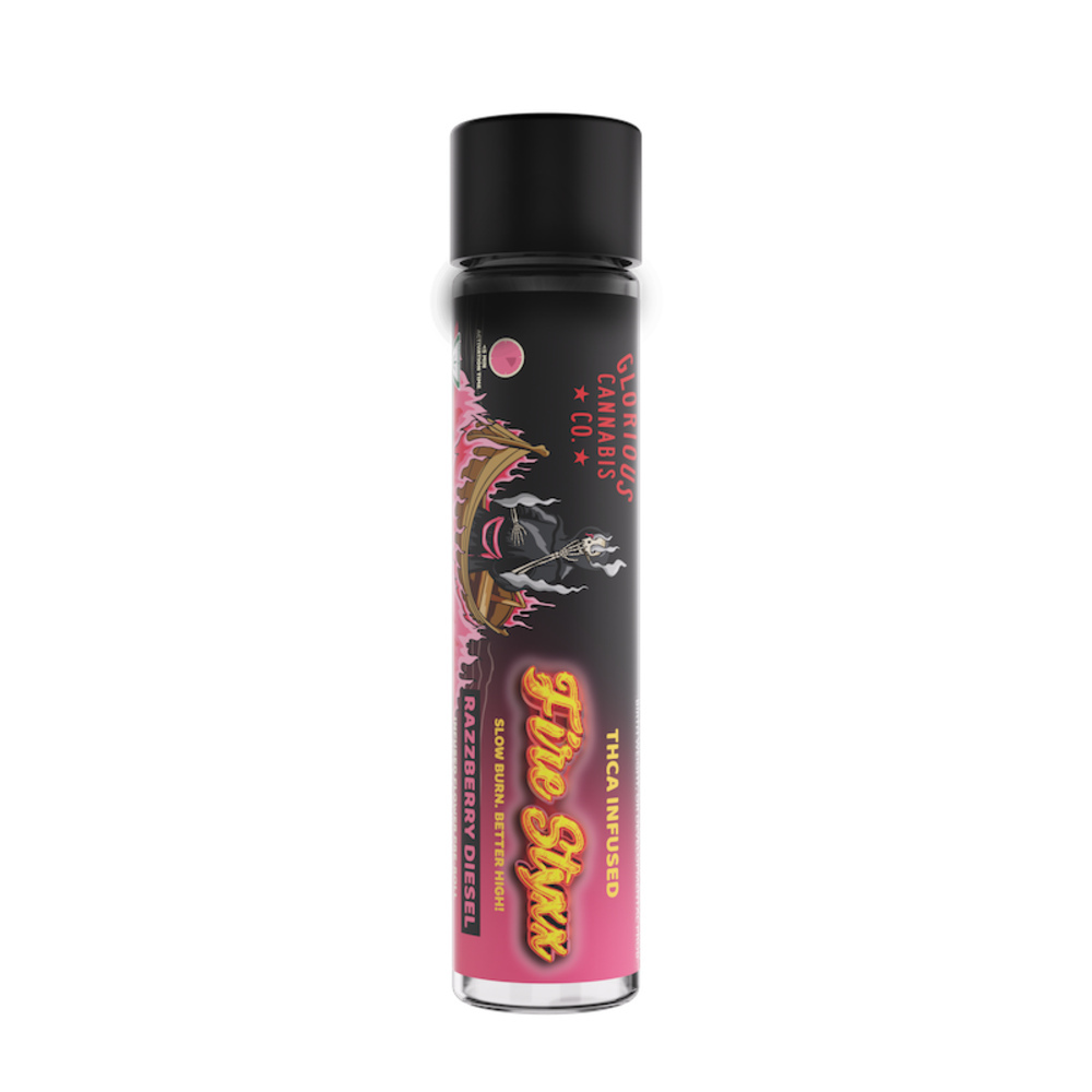 Shop Fire Styxx - Razzberry Diesel Terp Infused Pre-Roll (1g