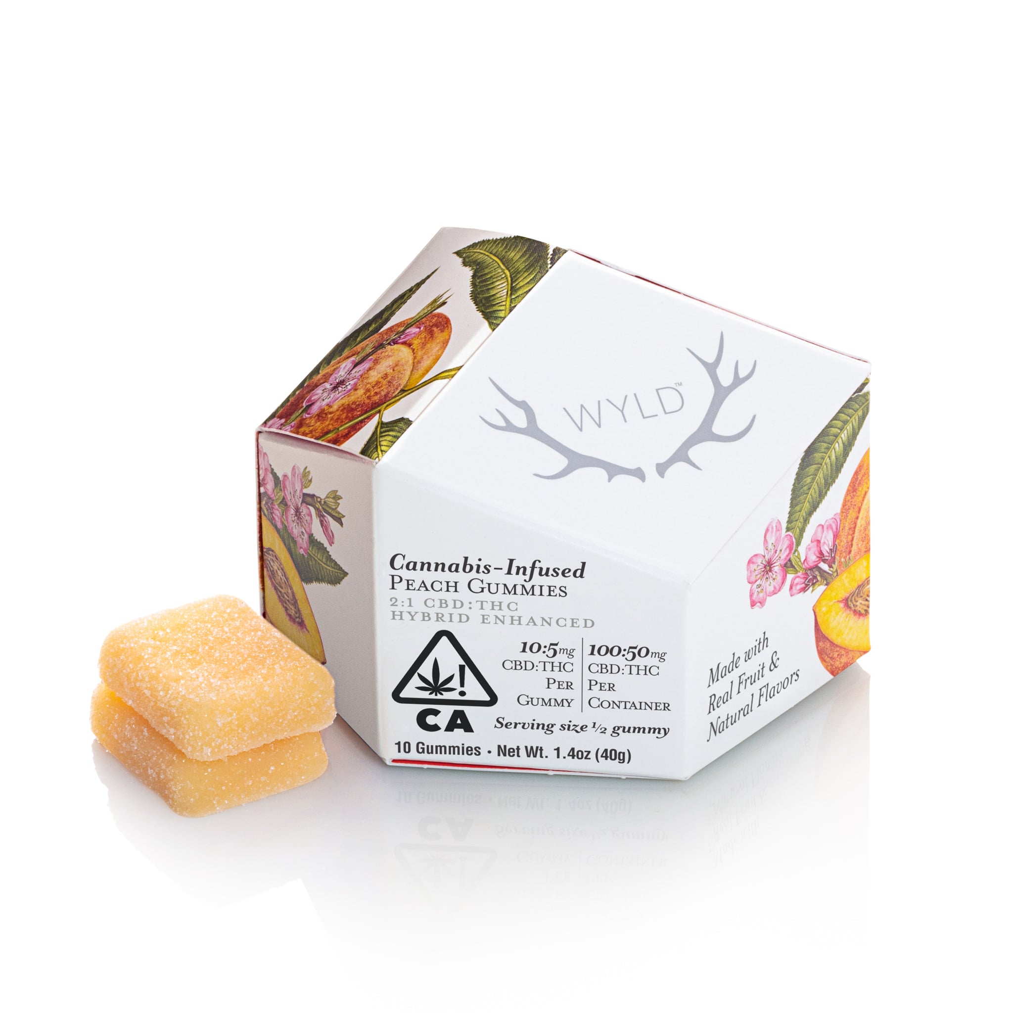 2:1 Peach [10pk] (100mg CBD/50mg THC)