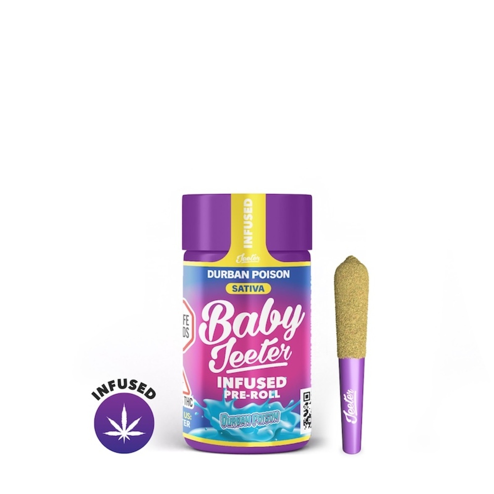 Jeeter - Durban Poison (S) Infused Baby Jeeter 0.5g 5pk (2.5g)