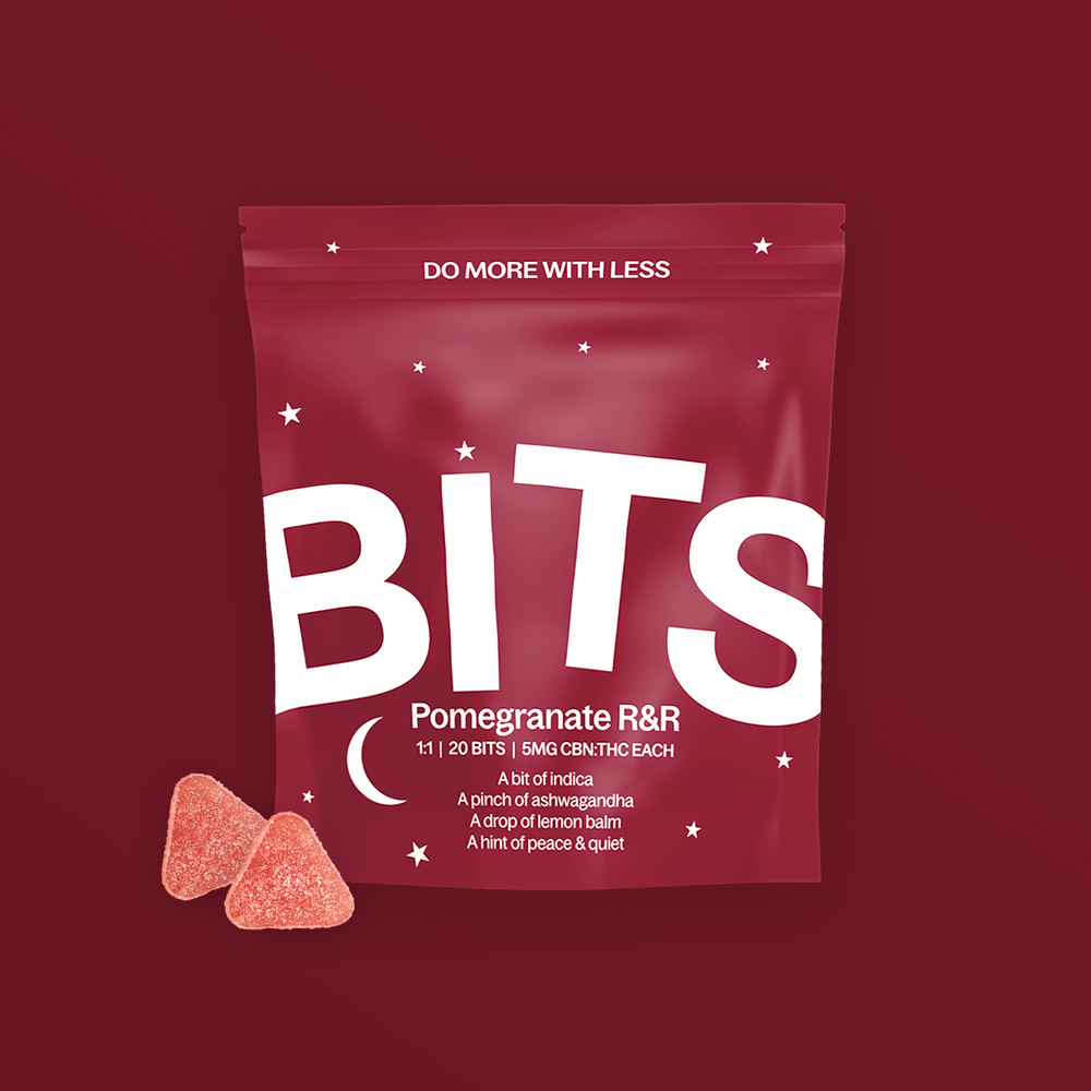 Bits Gummies 100mg | Gummies | Pomegranate Punch 1:2 CBN