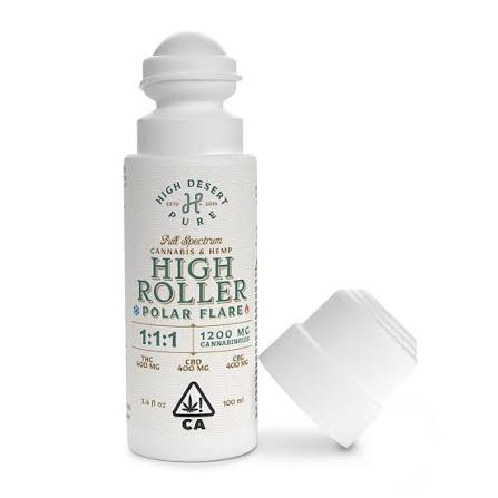 1:1:1 High Roller Polar Flare [3.4 fl oz] (400mg THC/400mg CBD/400mg CBG)