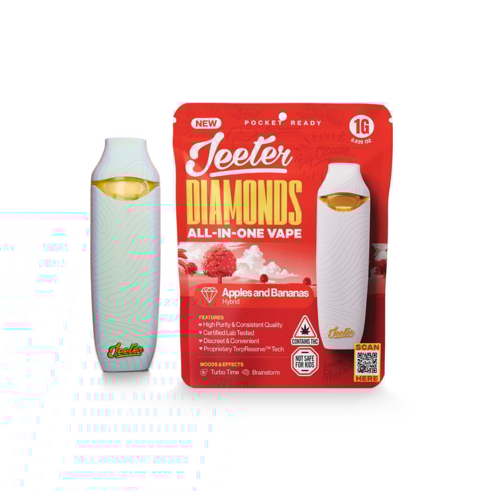 Jeeter - Apples and Bananas (H) Liquid Diamond Disposable Vape (1g)