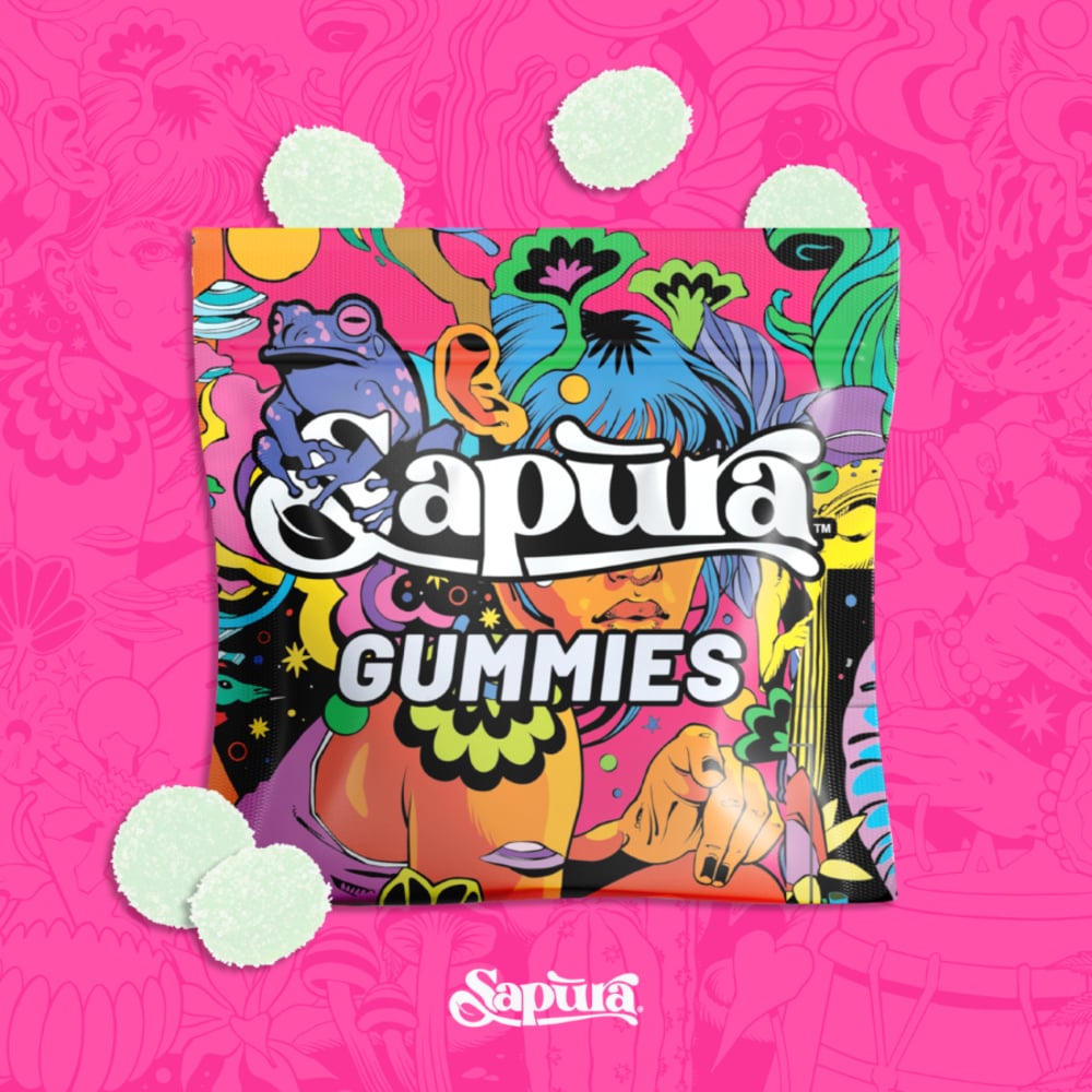 Sapura - Poppin' Pineapple Gummies (100mg 20pk)