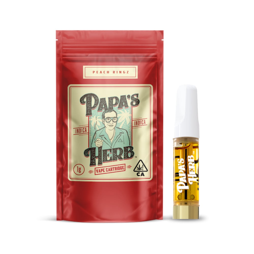 Papas Herb Peach Ringz Cartridge Papas Herb Peach Ringz Cartridge