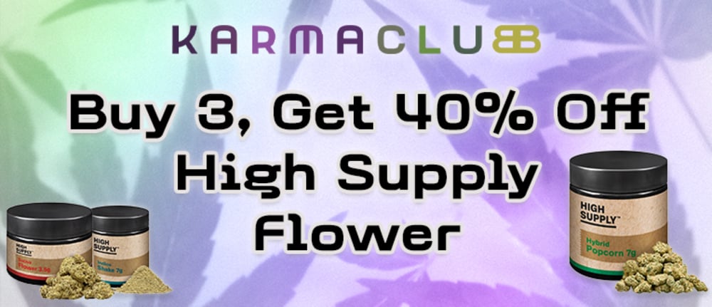 High Supply Flower: Buy 3, Get 40% Off special