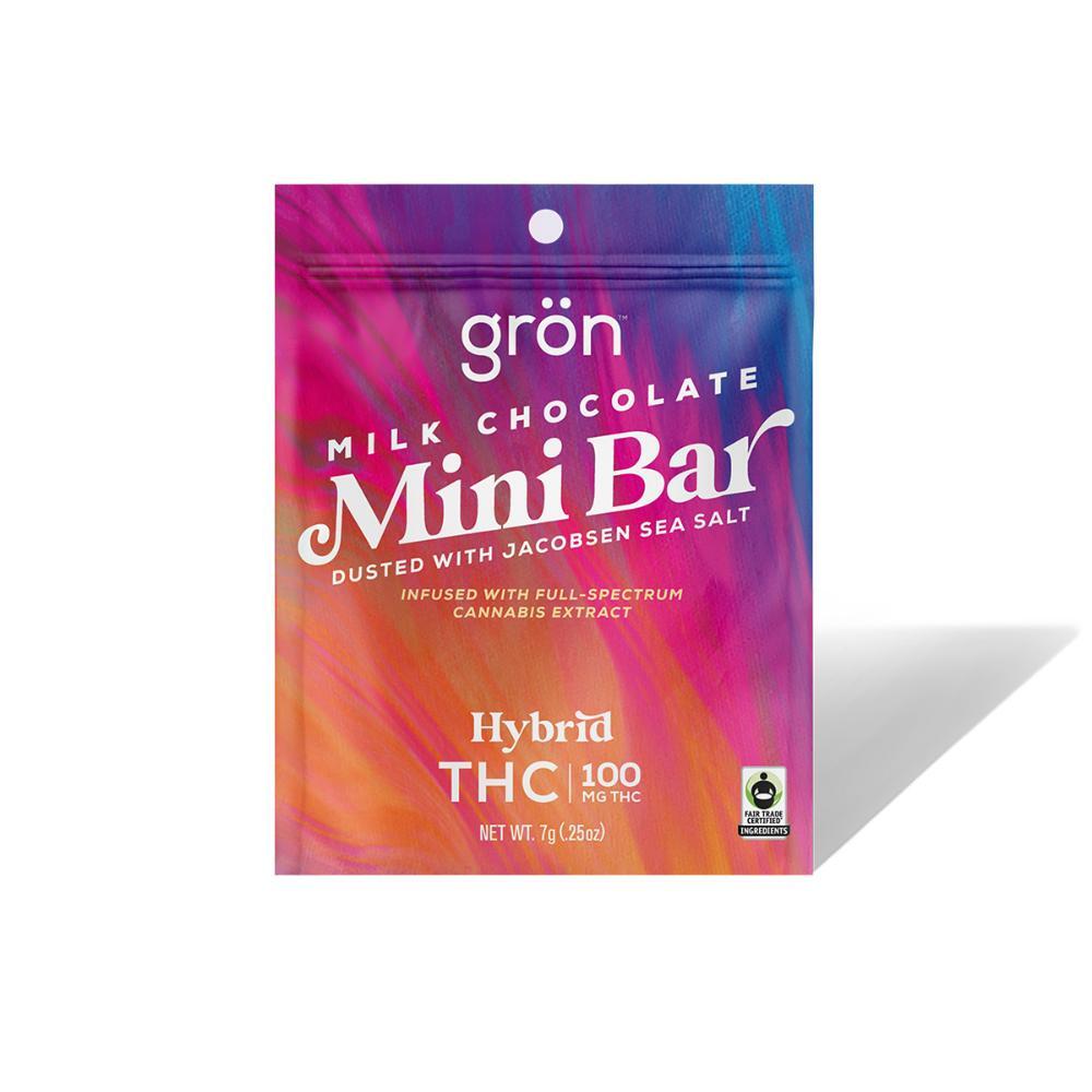 THC Milk Chocolate Mini Bar (100mg)