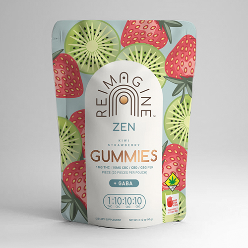 10:10:10:1 Kiwi Strawberry Zen [20pk] (200mg CBD/200mg CBG/200mg CBC/20mg THC)