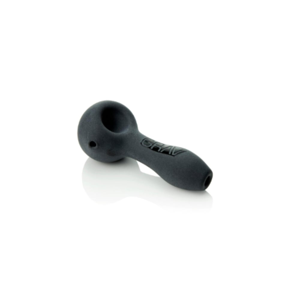 4" Sandblasted Spoon - Black