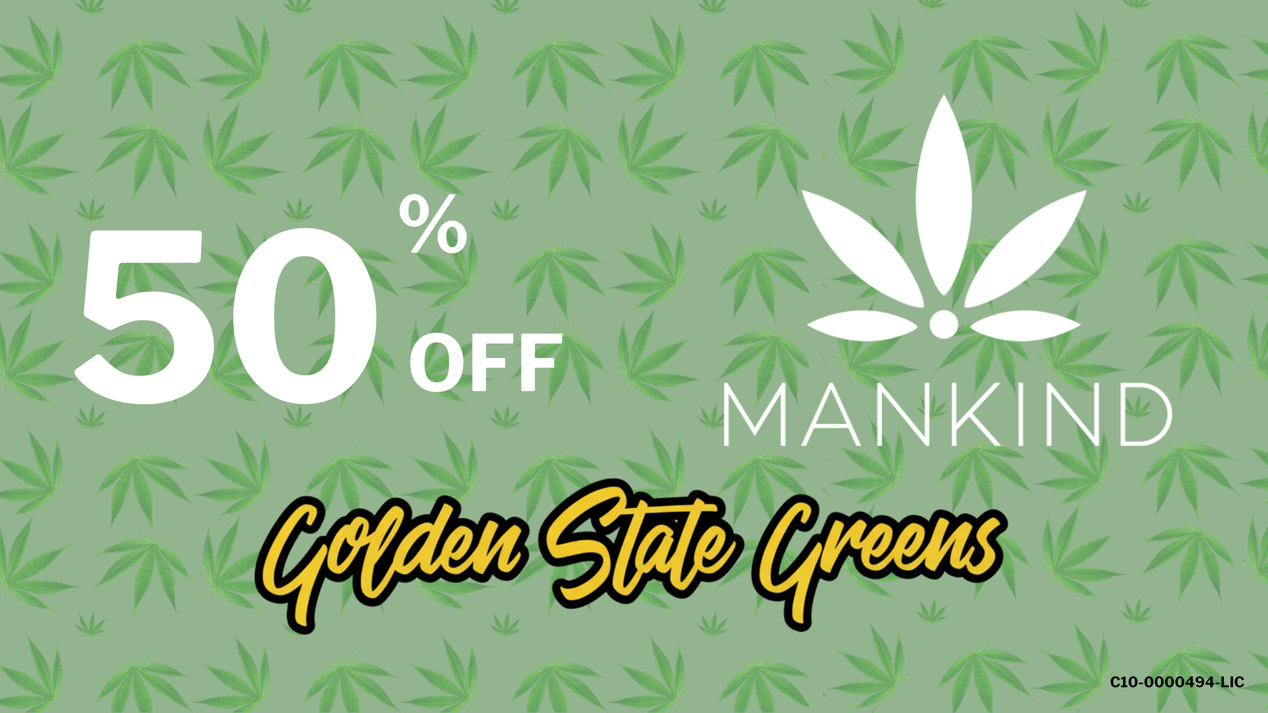MANKIND - 50% OFF! special