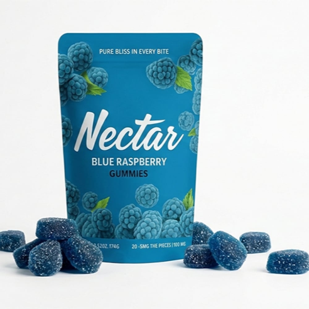 Nectar - Blue Raspberry Gummies (100mg 20pk)