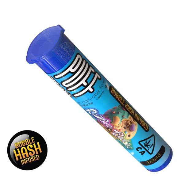 Rainbow Cookies x LA Kush Cake - Bubble Hash Infused pre-roll - Hybrid - [1g]