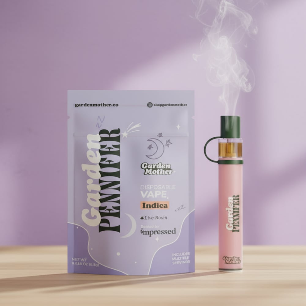 Garden Mother - K Dynamite Pennifer Rosin Disposable (0.5g) Garden Mother - K Dynamite Pennifer Rosin Disposable (0.5g)