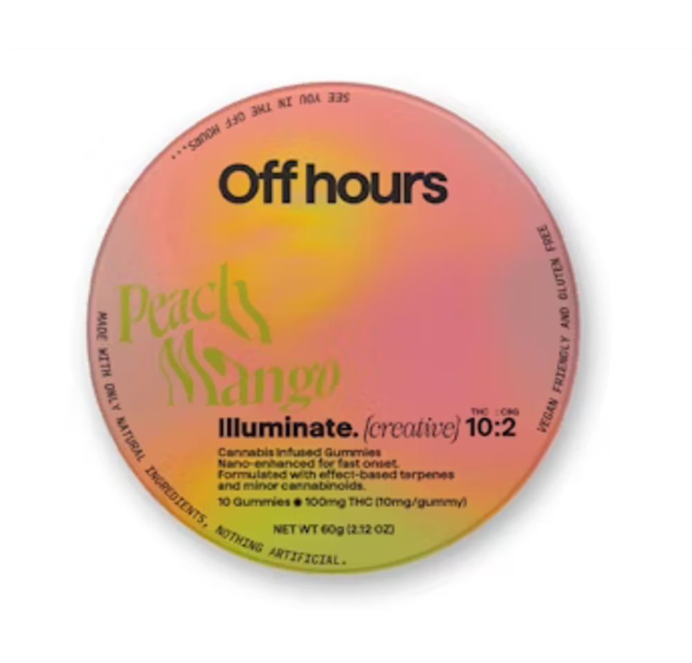 Peach Mango - Illuminate [10pk] (100mg THC/20mg CBG)
