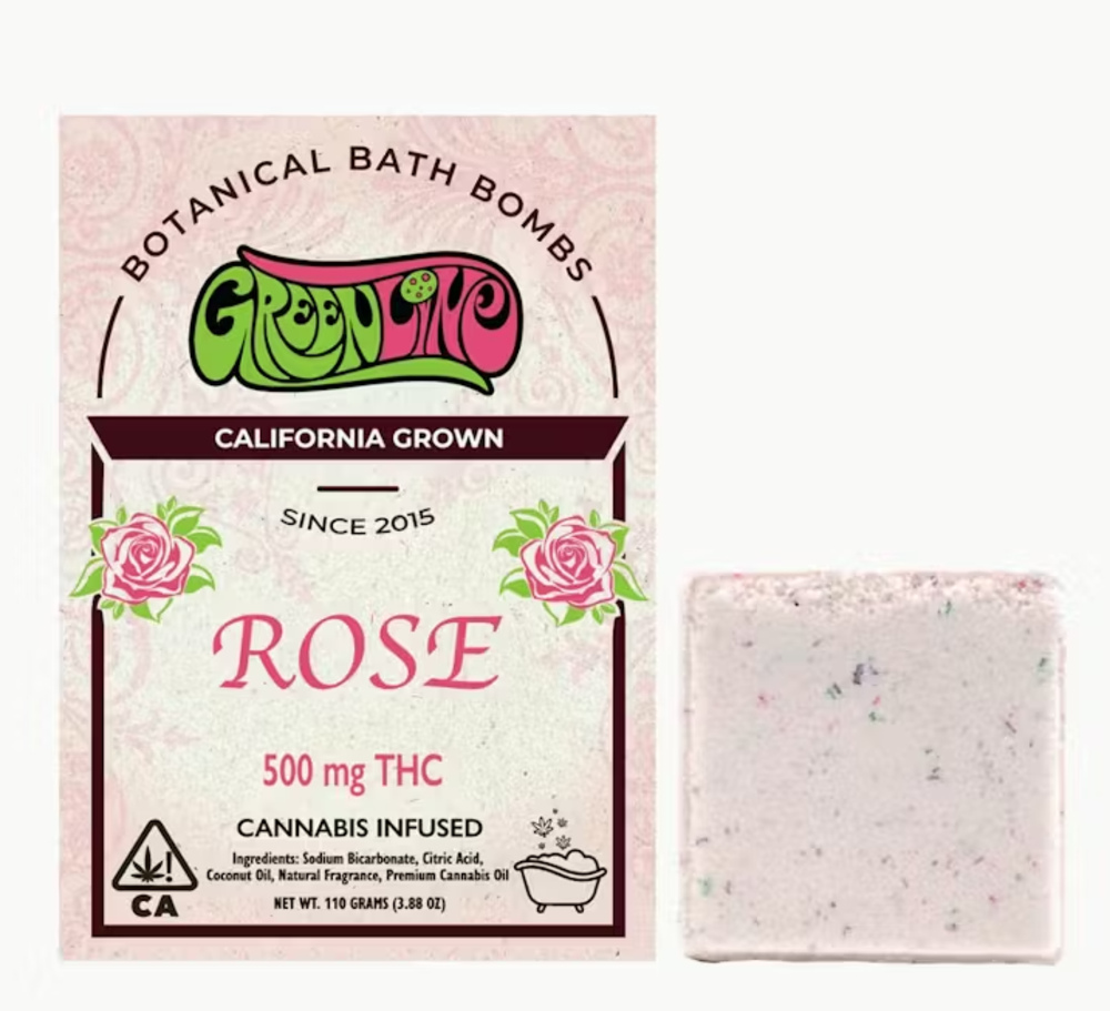 Rose Bath Bomb (1000mg)