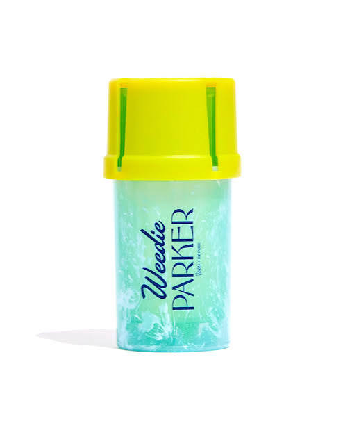 Edie Parker Grinder and Storage Case - Light Blue Marble