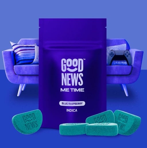 Me Time Blue Raspberry [10pk] (100mg THC)