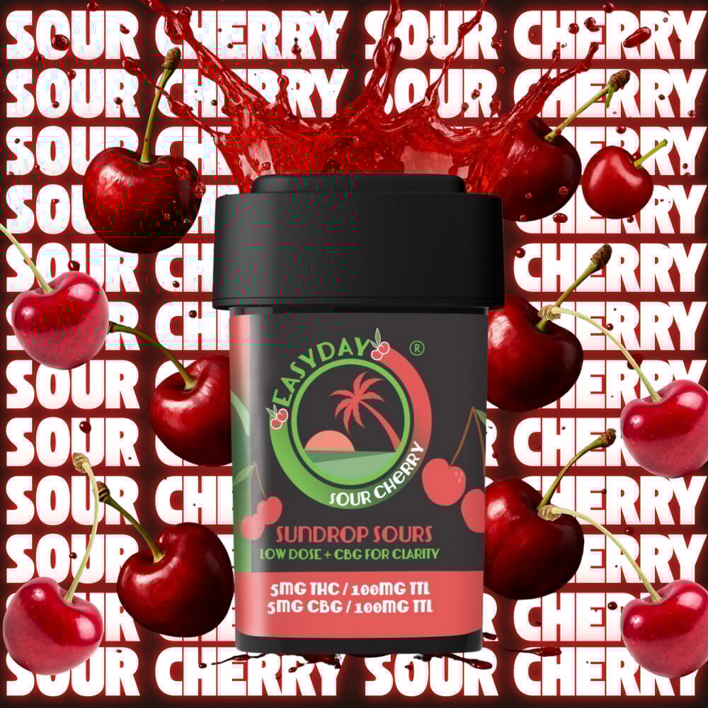 1:1 Sour Cherry [20pk] (100mg CBG/100mg THC)