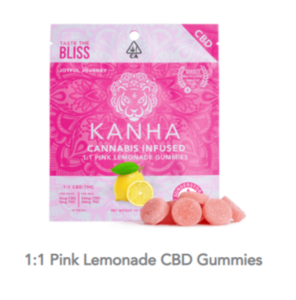 1:1 Pink Lemonade [10pk] (100mg CBD/100mg THC)