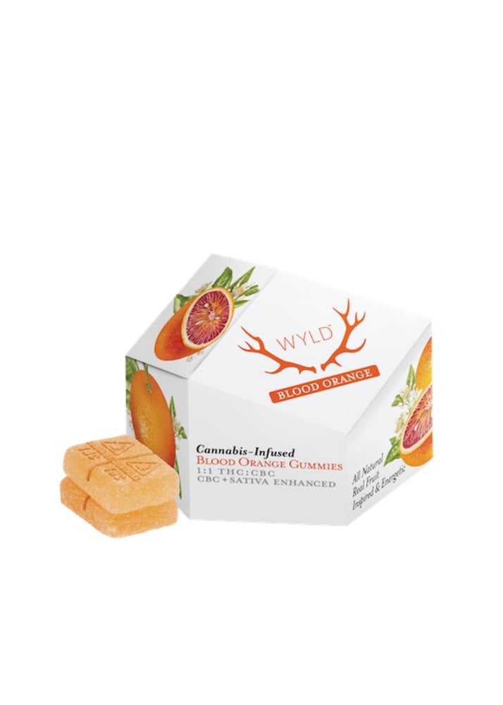 WYLD - Blood Orange Sativa Enhanced THC:CBC Gummies (100mg 10pk)