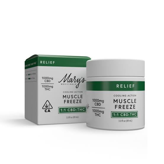 1:1 Muscle Freeze [3oz] (1000mg CBD/1000mg THC)