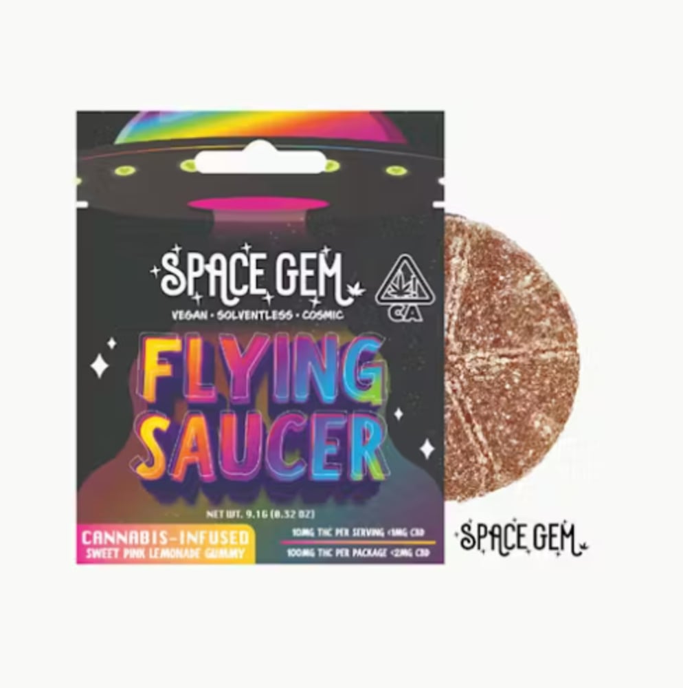 Flying Saucer - Sweet Pink Lemonade - 100mg THC