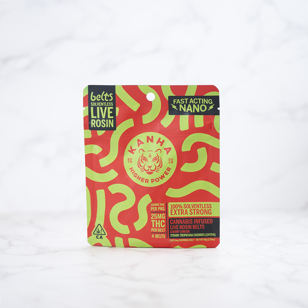KANHA - CHERRY LIMEADE - ROSIN BELTS - SATIVA - (4PK) - [100MG]
