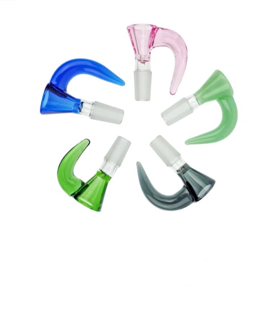 14mm Color Thick Horn Bowl Piece - $10