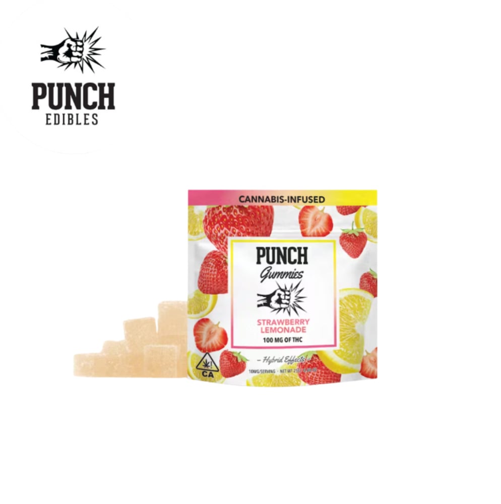 STRAWBERRY LEMONADE 100MG 10 PACK GUMMIES