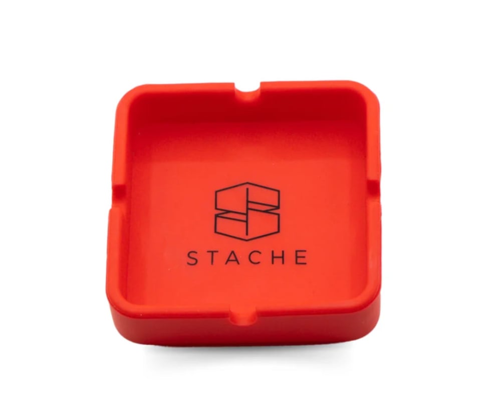 Silicone Ash Tray - Red