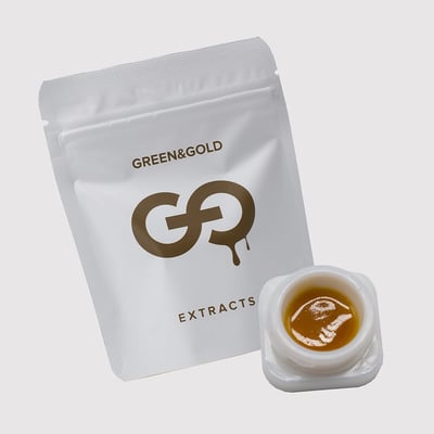 Green & Gold - Headband Cookies (LR) Badder Sativa