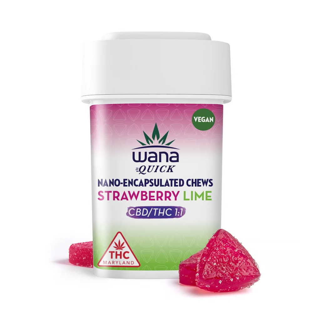 1:1 Strawberry Lime [10pk] (100mg CBD/100mg THC)