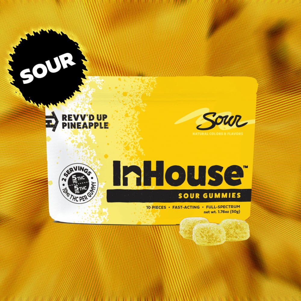 Revv'd Up Sour Pineapple [10pk] (100mg)