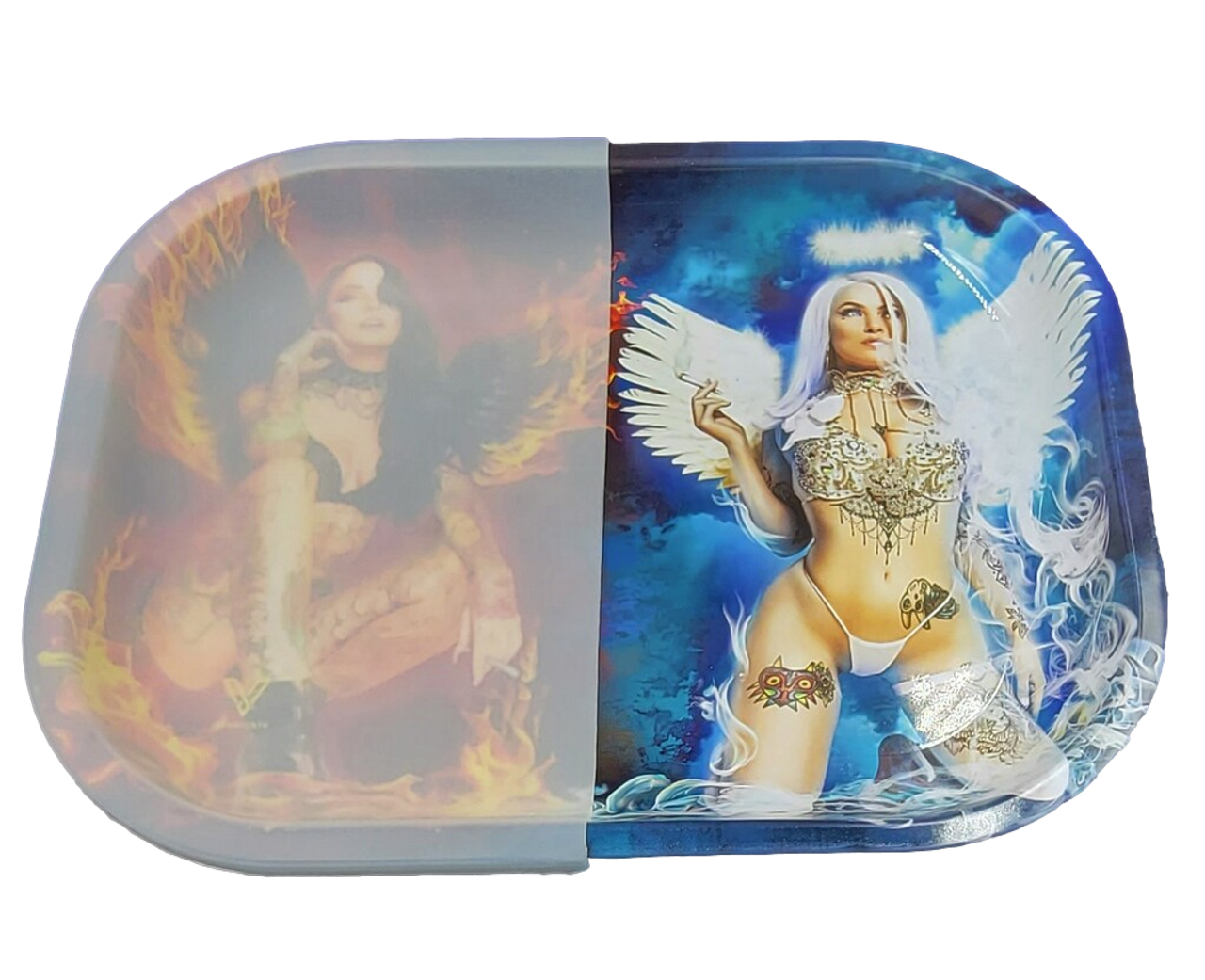 Devil vs Angel Rolling Tray