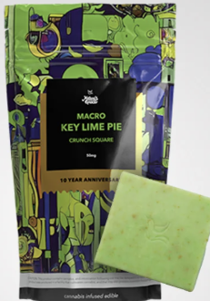 NGW -- MACRO Key Lime Pie -- Crunch Bar 1CT -- 100mg