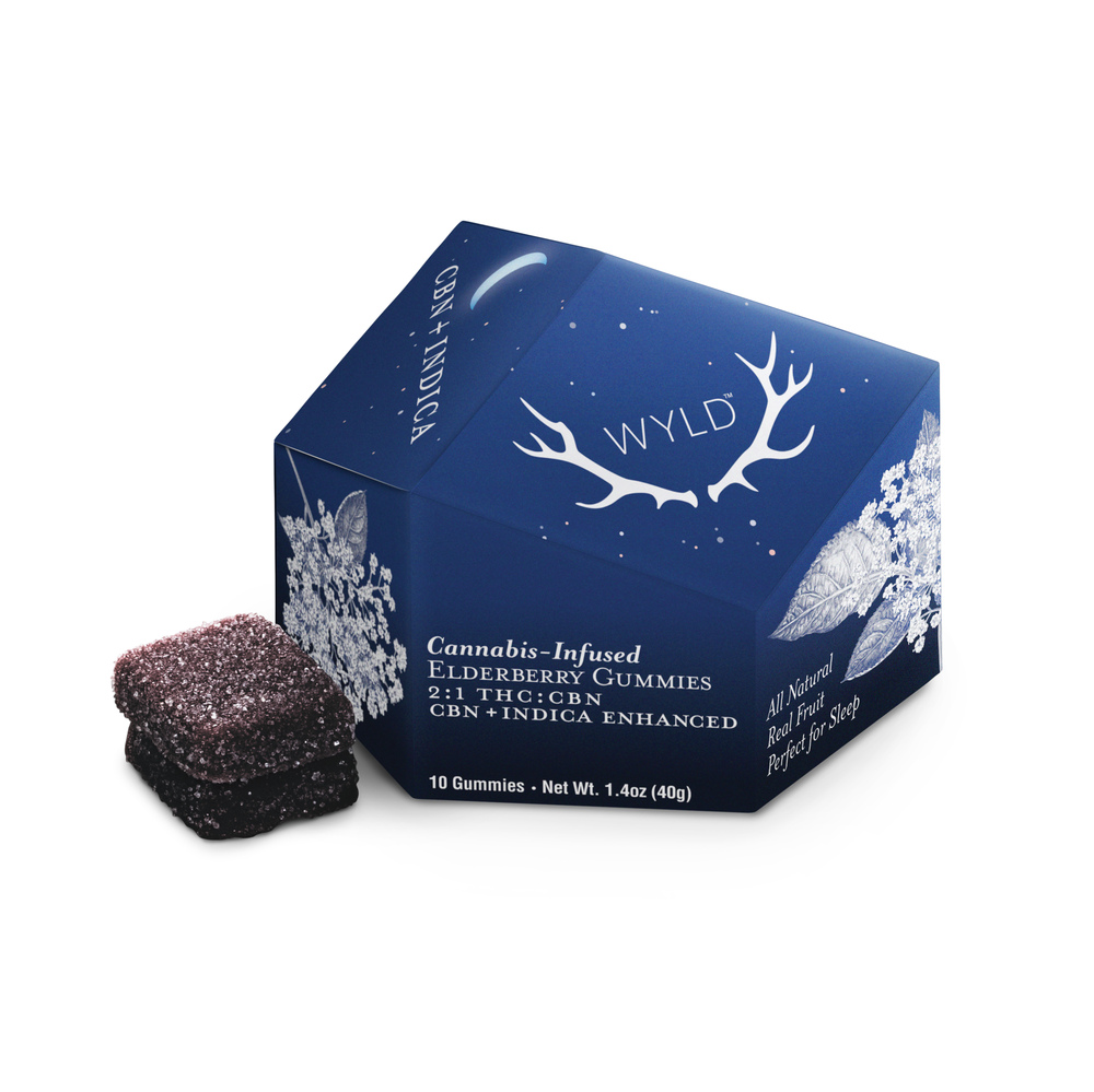Elderberry 2:1 CBN + Indica Enhanced Gummies | 100mg:50mg
