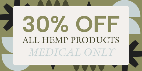 30% off all Hemp Products! special