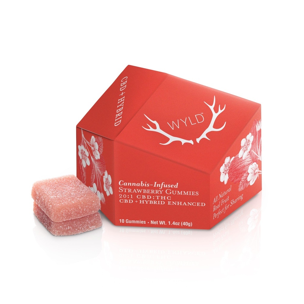 Strawberry 20:1 CBD + Hybrid Enhanced Gummies | 200mg:10mg