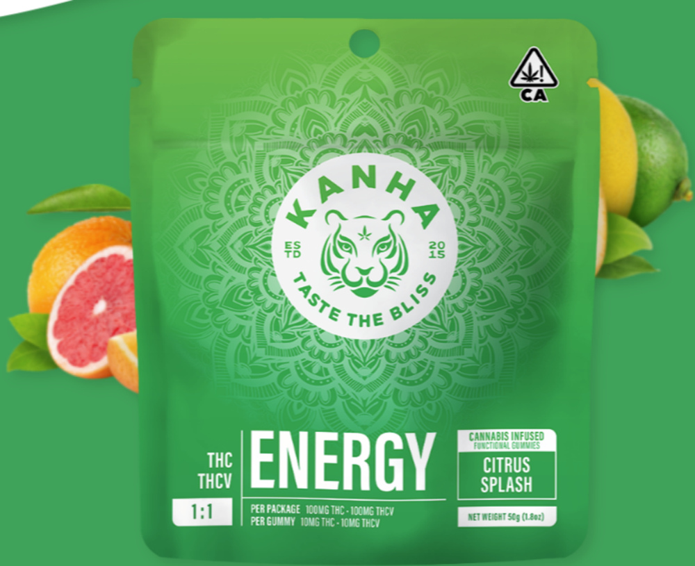 FX 1:1 ENERGY Citrus Splash [10pk] (100mg THC/100mg THCV)