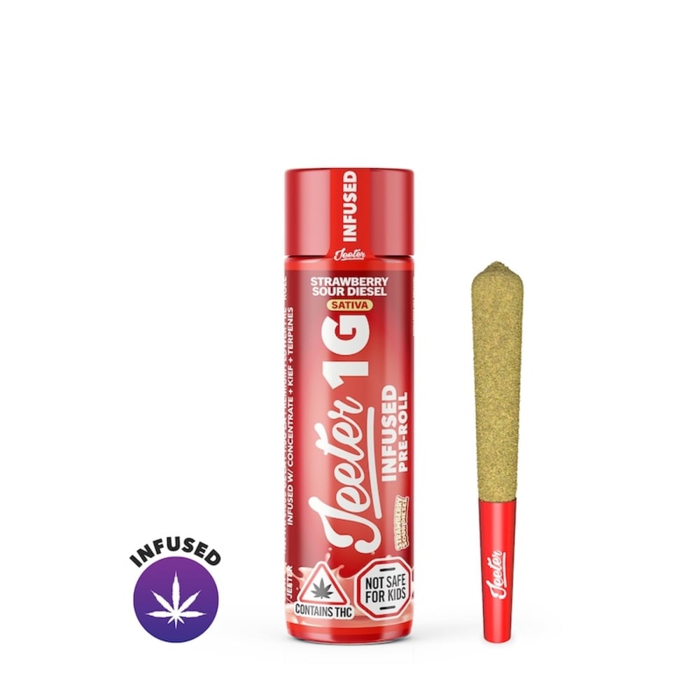 Strawberry Sour Diesel (S) Infused Jeeter (1g)