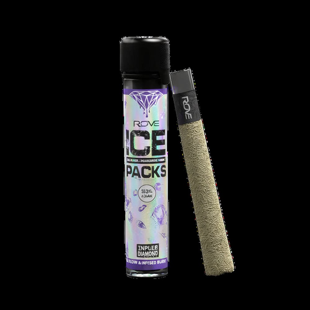 Grape Stomper OG - Infused Ice Pack Blunt (Rosin, Hash, and Diamonds) [2g]