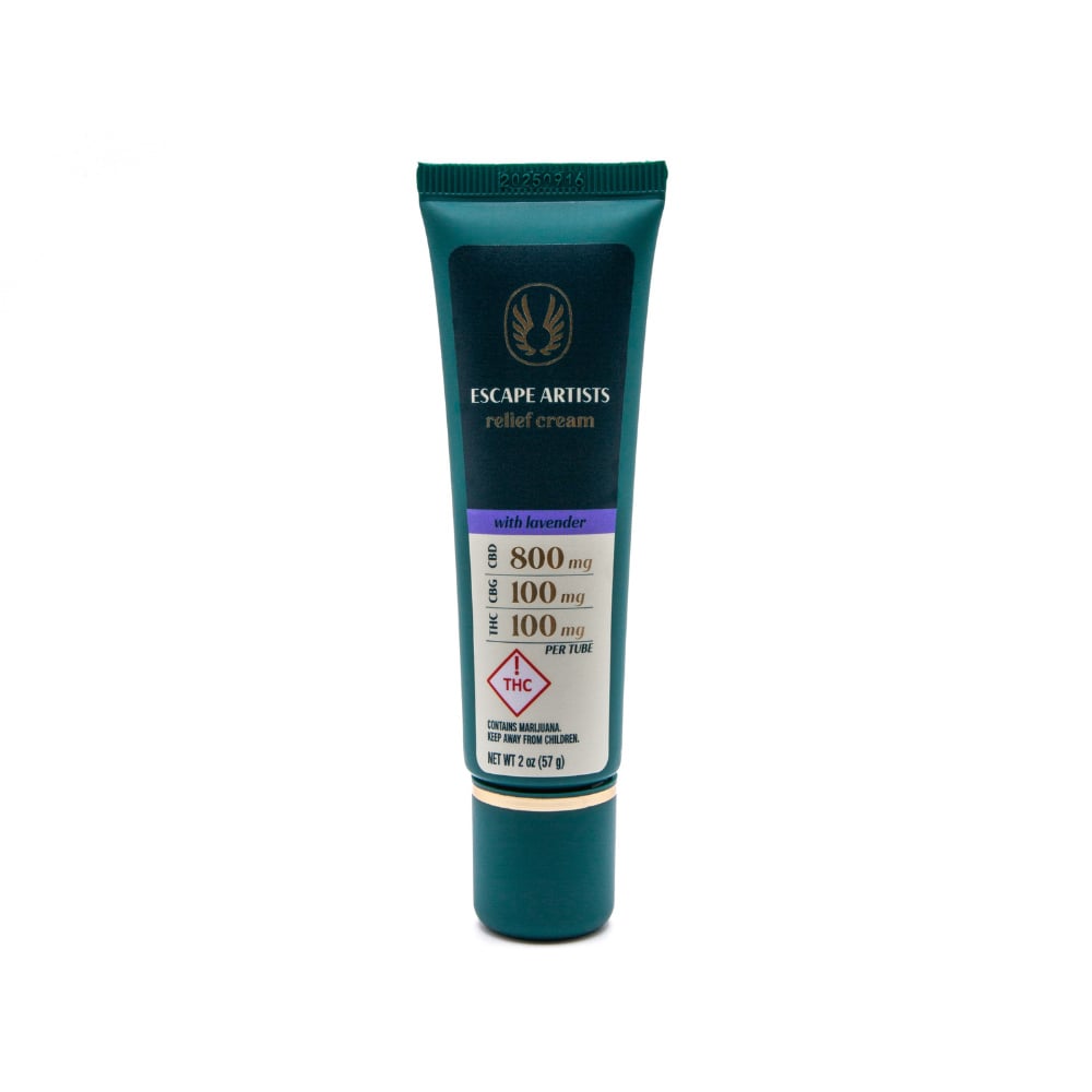 8:1:1 Relief Cream - Lavender [2oz] (800mg CBD/100mg CBG/100mg THC)