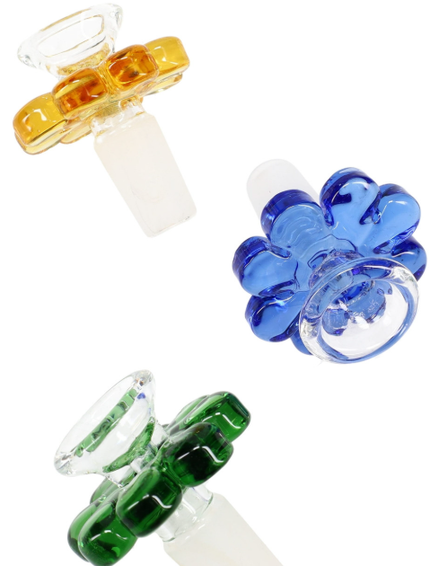 Glass Flower Bowl