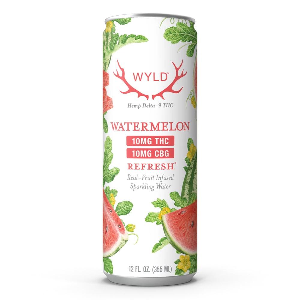 WYLD - Hemp Derived - Watermelon 10mg THC 10mg CBG