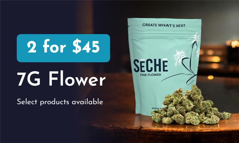 2 for $45: selected 7g Flower special